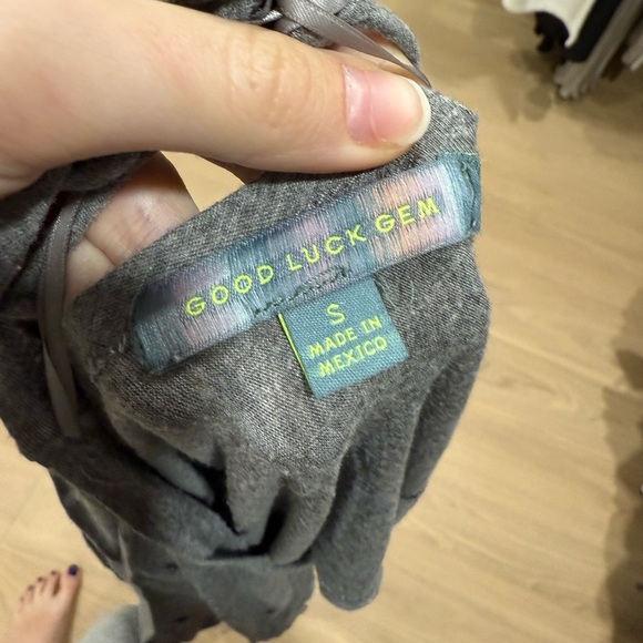 Good Luck Gem Charcoal Jumpsuit - Picture 3 of 3